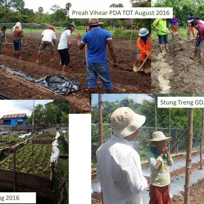 Подготовка тренеров в Прэахвихеа по применению агротехнических приемов 