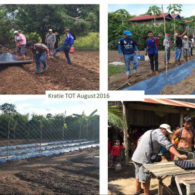 Training of Trainers in Kratie on agricultural practices