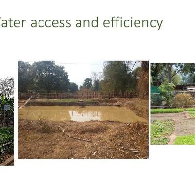 Water access and efficiency: examTraining of Trainers in Preah Vihear on agricultural practicesples for water storage and distribution